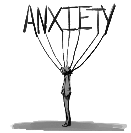 500x508 collection of free anxiety drawing generalized disorder download