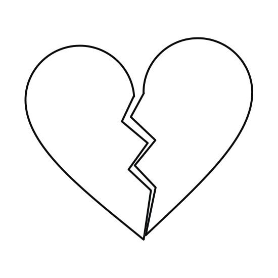 550x550 Collection Of Free Sad Drawing Broken Heart Download On Ui Ex