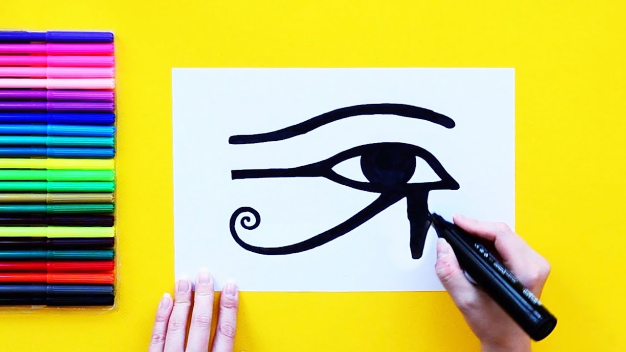 1280x720 How To Draw Eye Of Horus