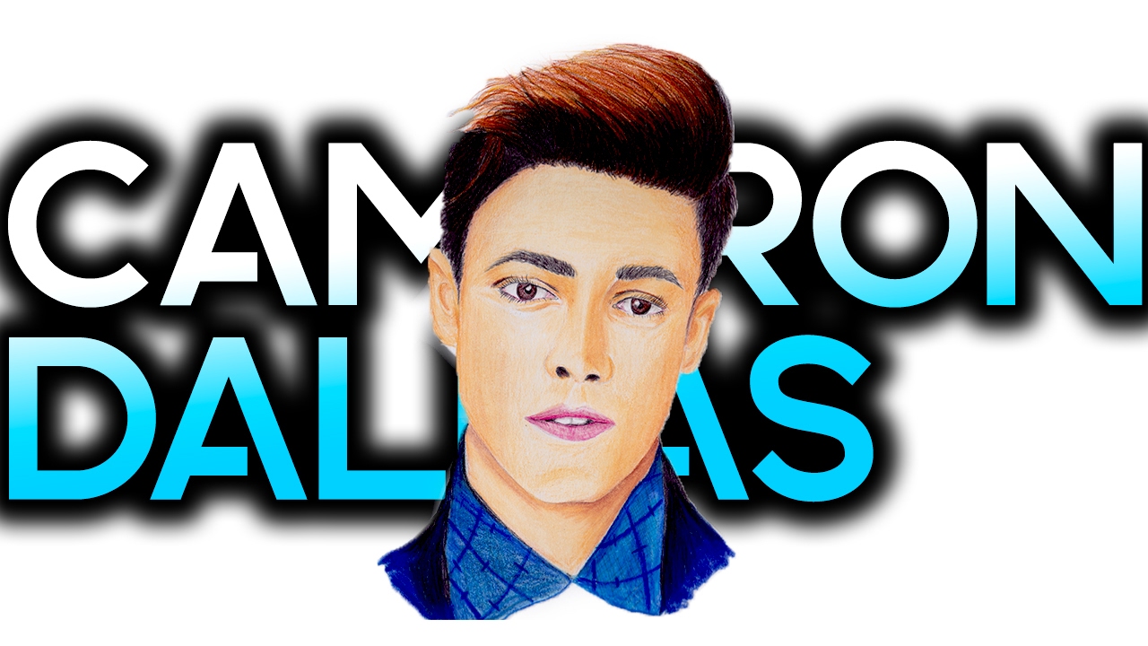 1280x720 Celebrity Portrait Cameron Dallas Speed Drawing