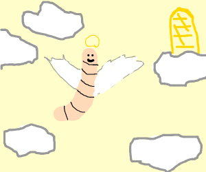 300x250 Earthworm Enjoying Heaven