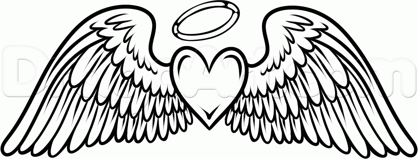 1363x521 Heavenly Drawing Easy For Free Download
