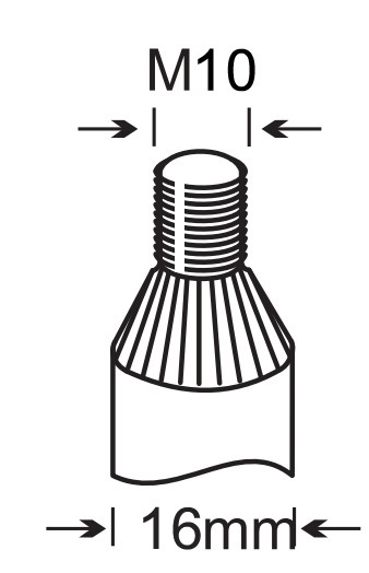 338x524 china heavy duty single wiper arm for bus, coach etc, dimension