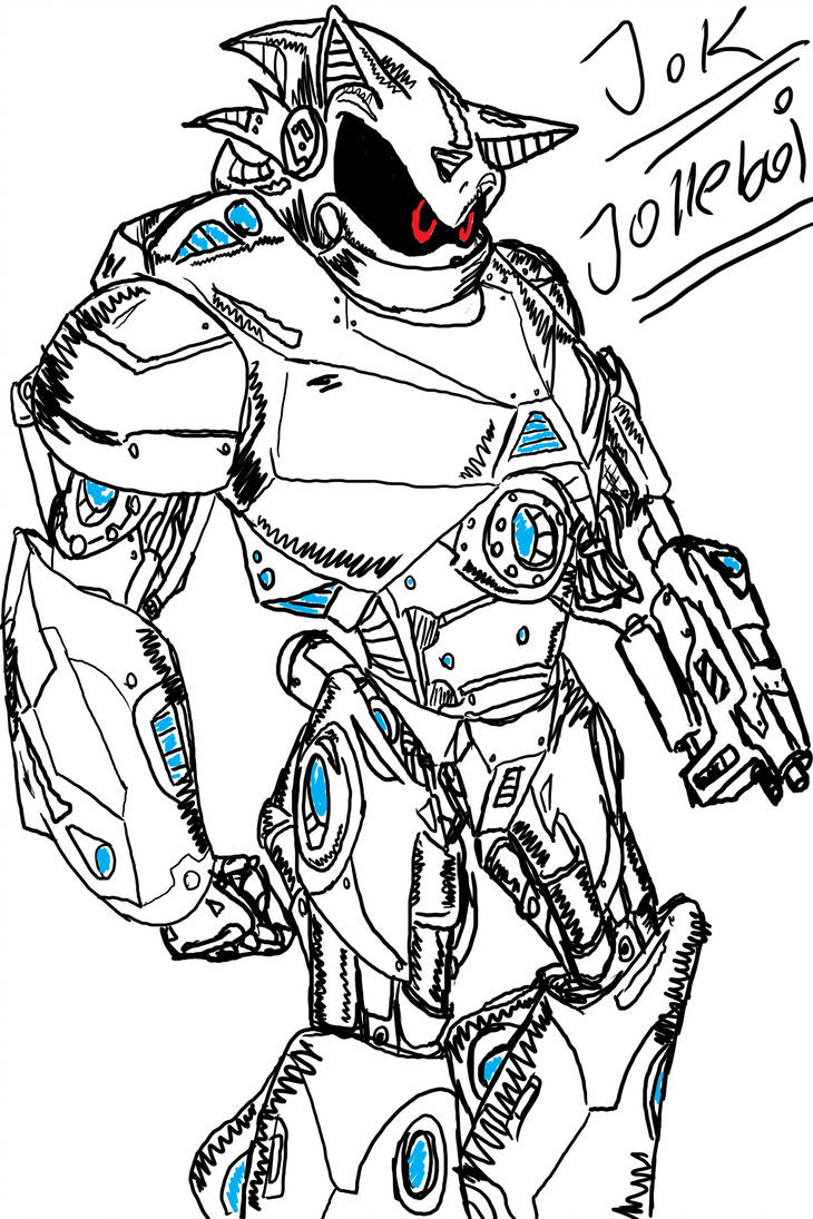 730x1095 Heavy Metal Sonic Quick Draw