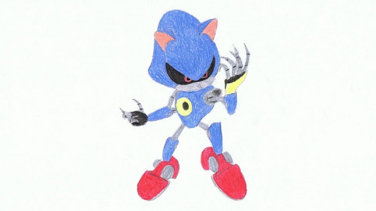 1280x720 How To Draw Metal Sonic