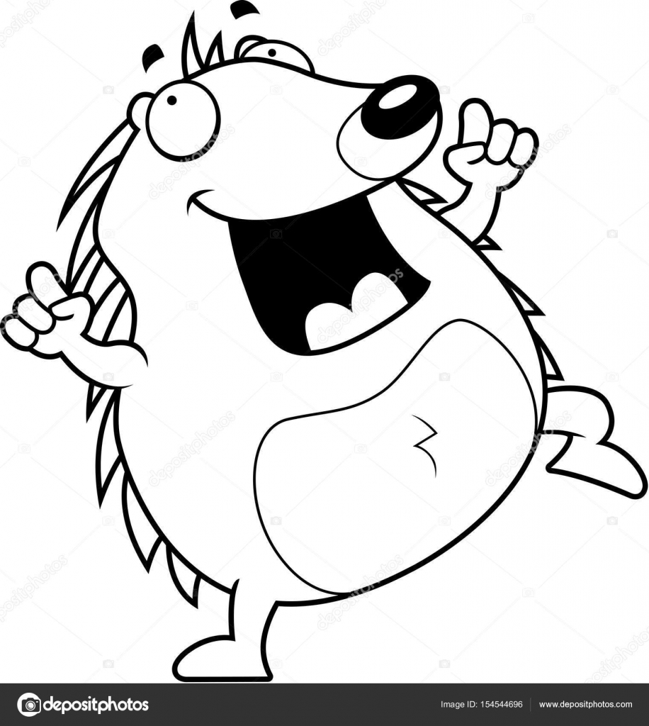 916x1024 Hedgehog Drawing Dancing For Free Download