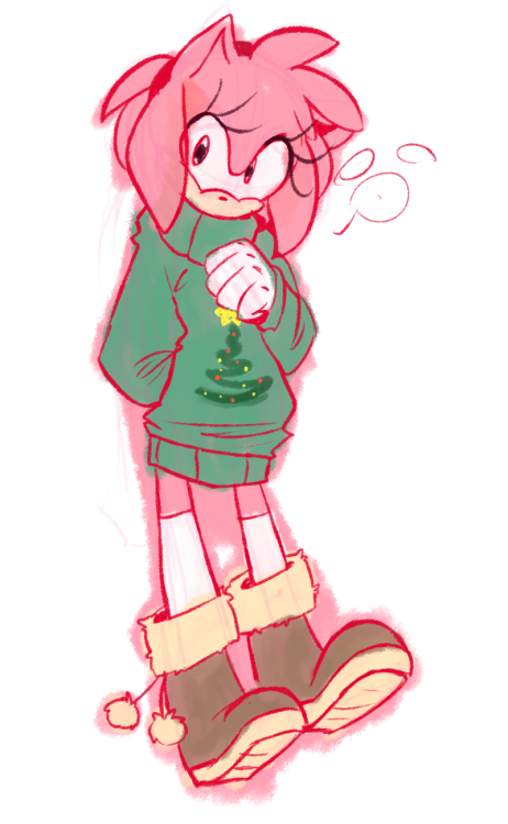 462x750 Ugly Christmas Sweater Amy Sonic The Hedgehog Know Your Meme