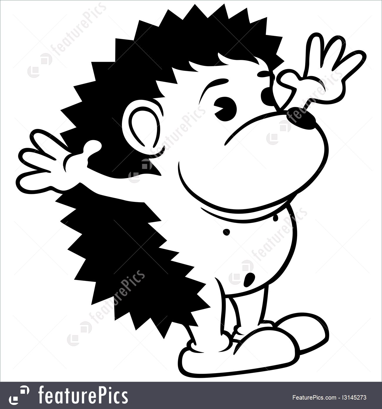 1300x1392 Illustration Of Hedgehog