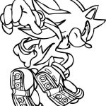 150x150 Sonic The Hedgehog Coloring Pages Fancy Line Drawing The Book