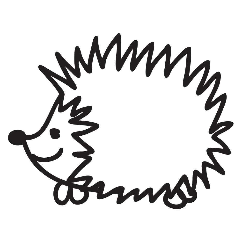 Hedgehog Line Drawing | Free download on ClipArtMag