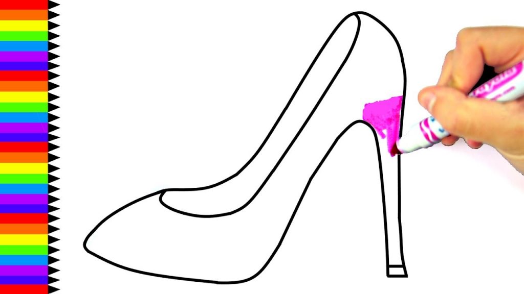 1024x576 Startling How To Draw Heels Accessories For Girls Coloring Womens