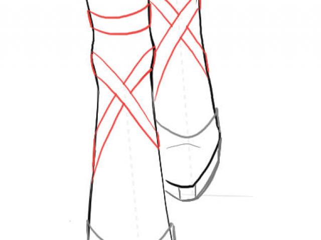 640x480 Drawn Heels Drawing