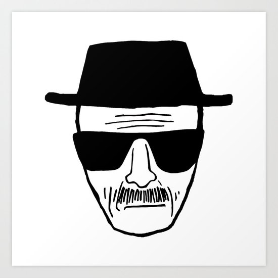 550x550 Heisenberg Art Print