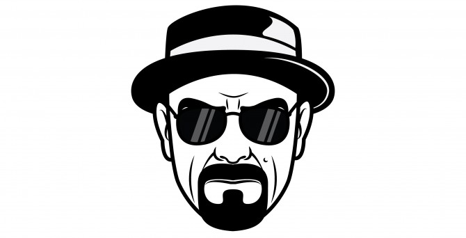 670x342 Breaking Bad Heisenberg Character Illustration Lucky Dusa