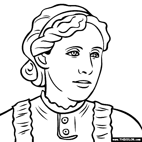 560x560 helen keller coloring page