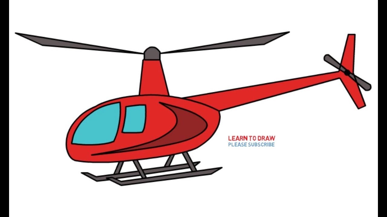 1280x720 How To Draw A Helicopter Step