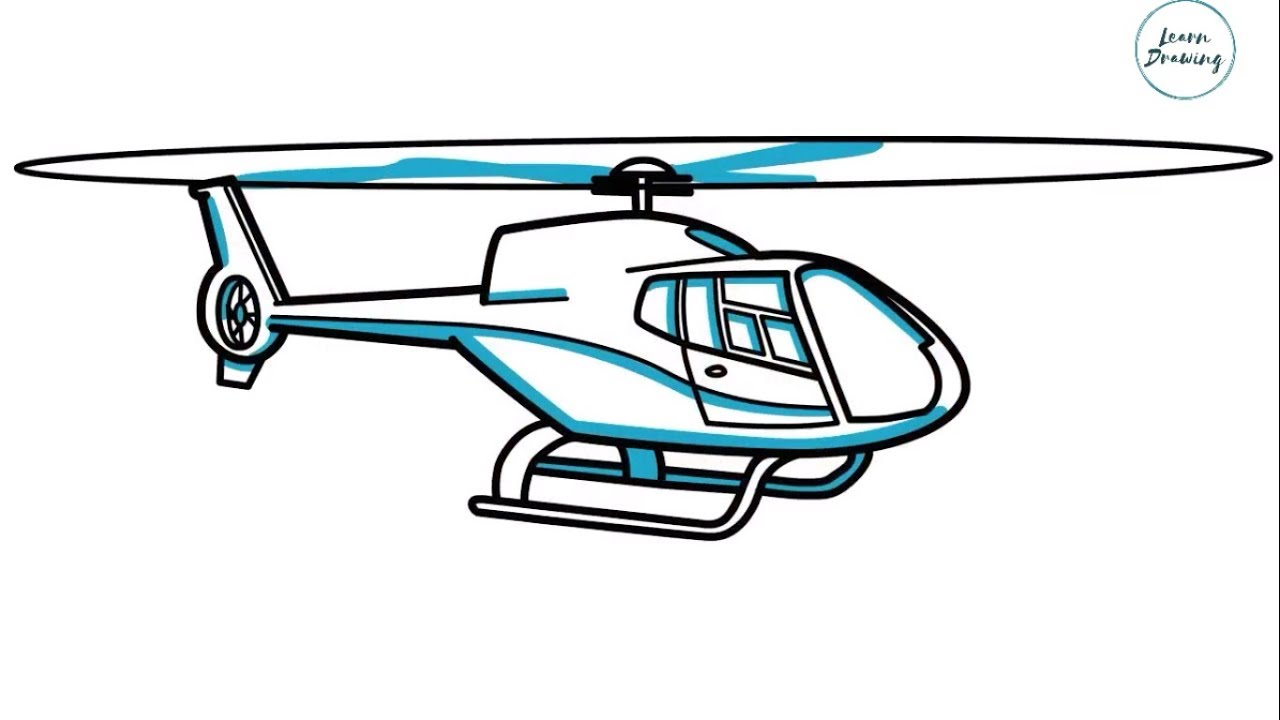 1280x720 How To Draw A Helicopter Step