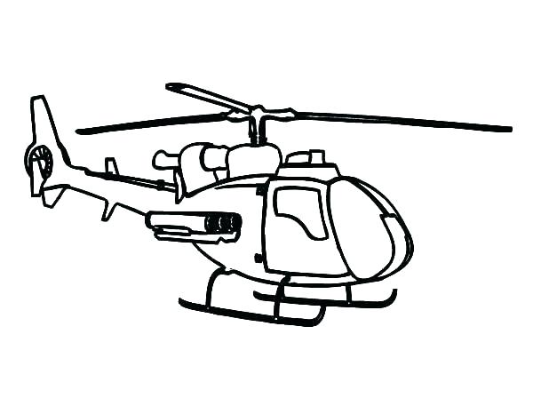 600x448 Helicopter Coloring