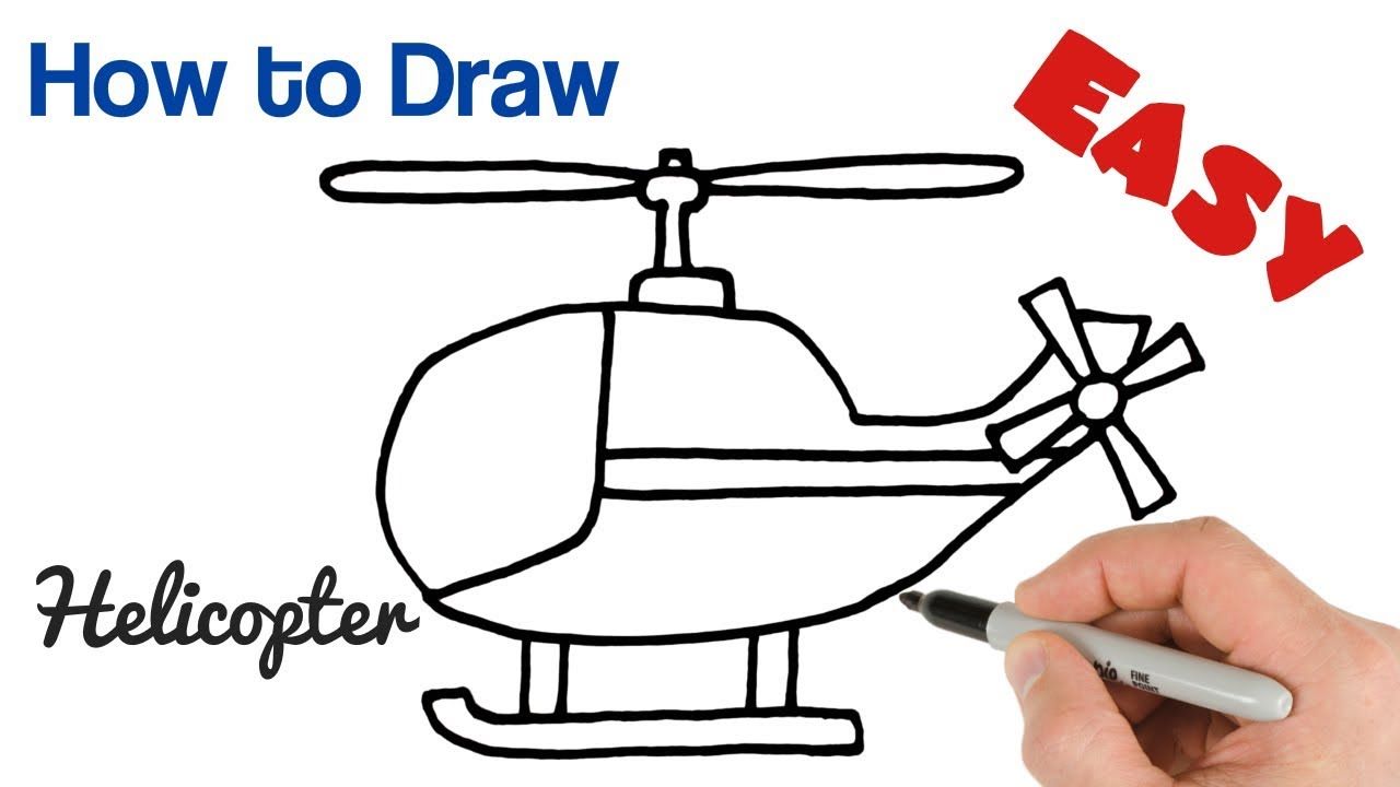 1280x720 How To Draw A Helicopter Easy Drawing For Kids Dhmioyrgiew