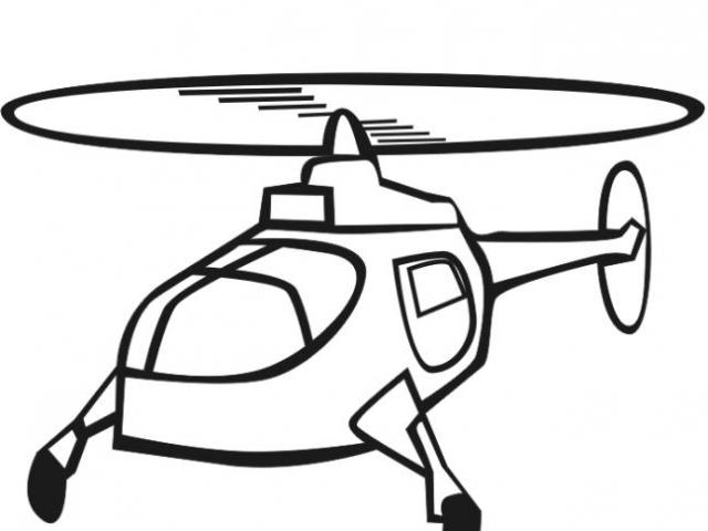 640x480 Helicopter Clipart Easy Drawing