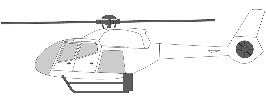 Helicopter Line Drawing | Free download on ClipArtMag