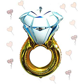 350x350 ximkee jumbo i do helium diamond ring balloons