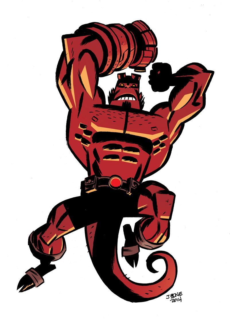 Hellboy Drawing