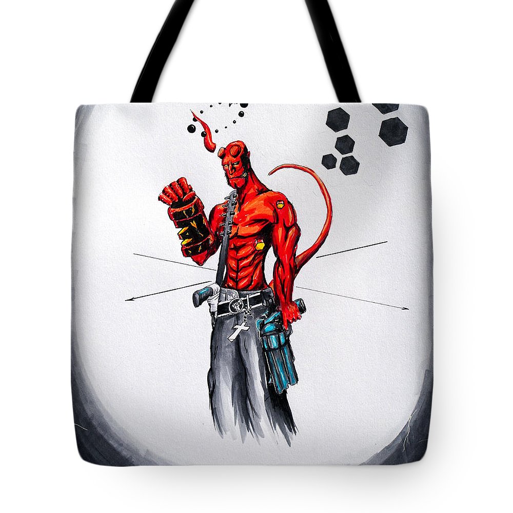 1000x1000 Hellboy Tote Bag For Sale