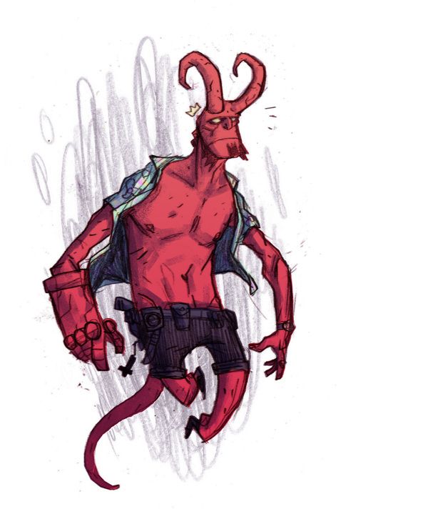 600x719 Hellboy In Hawaii