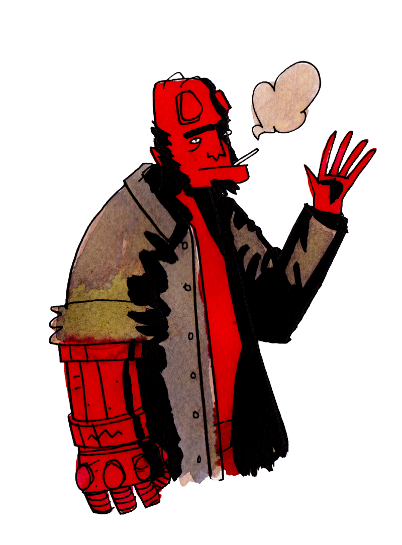 800x1084 Draw Hellboy Thingsbydan