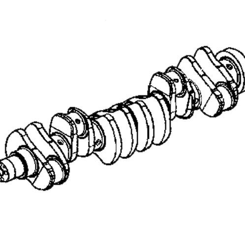 498x500 mopar hellcat crankshaft