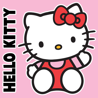400x400 How To Draw Hello Kitty Sitting With Simple Steps For Kids