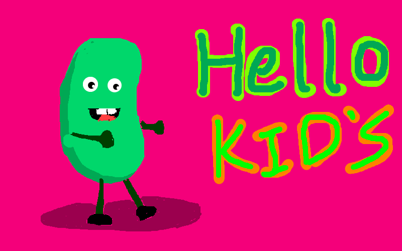 800x500 Hello Kids Drawing