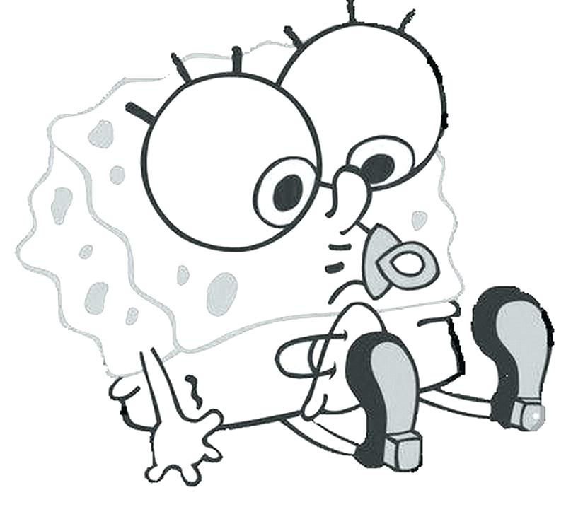 800x734 Spongebob Squarepants Coloring