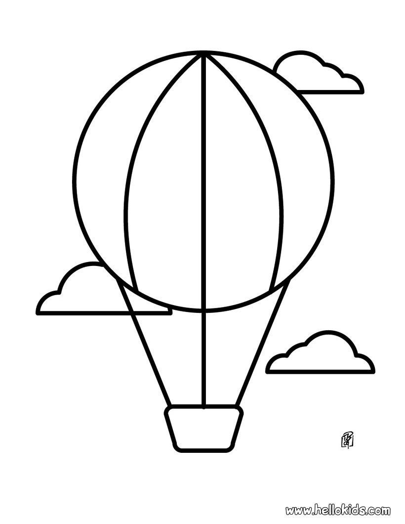 820x1060 Hot Air Balloon Color