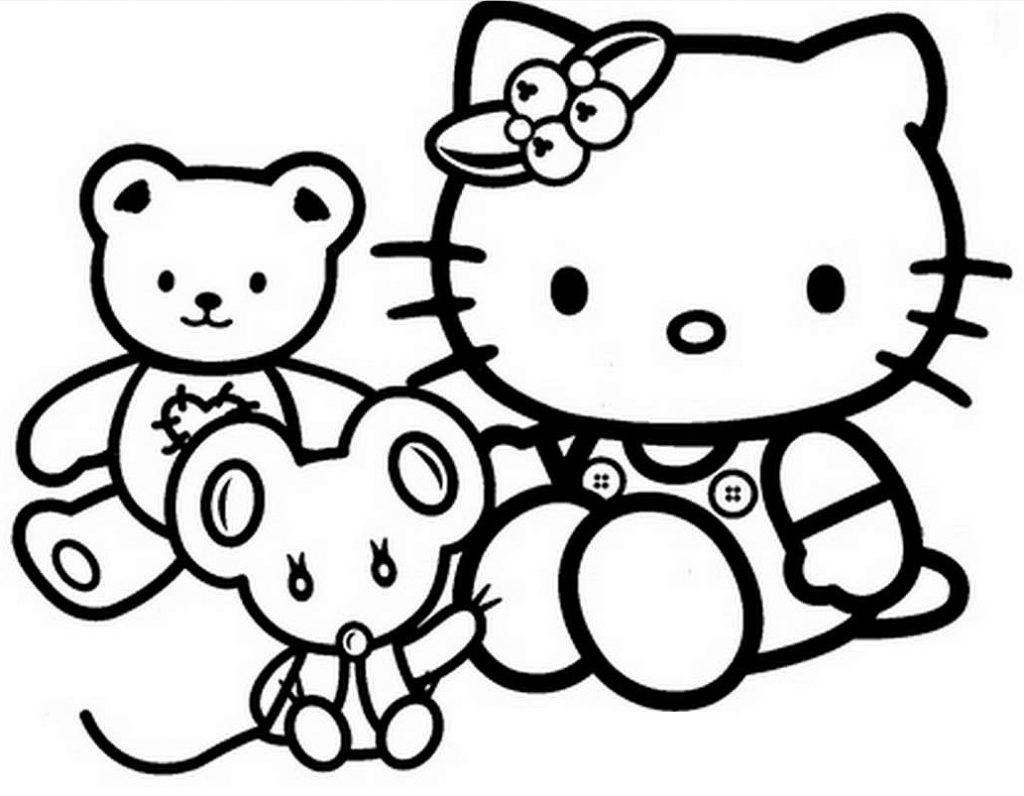 Hello Kitty Drawing For Kids | Free download on ClipArtMag