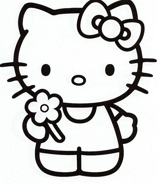 661x768 Hello Kitty Coloring Pages For Kids To Print Out Only Coloring Pages