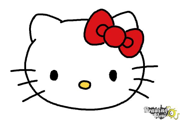 600x400 How To Draw Hello Kitty Step