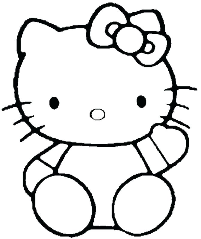 671x800 Hellokitty Drawing Hello Kitty Drawing Colouring