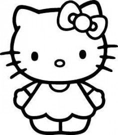 237x270 hello kitty black and white cute hello kitty hello kitty