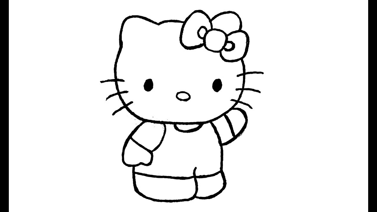 1280x720 Como Desenhar A Hello Kitty