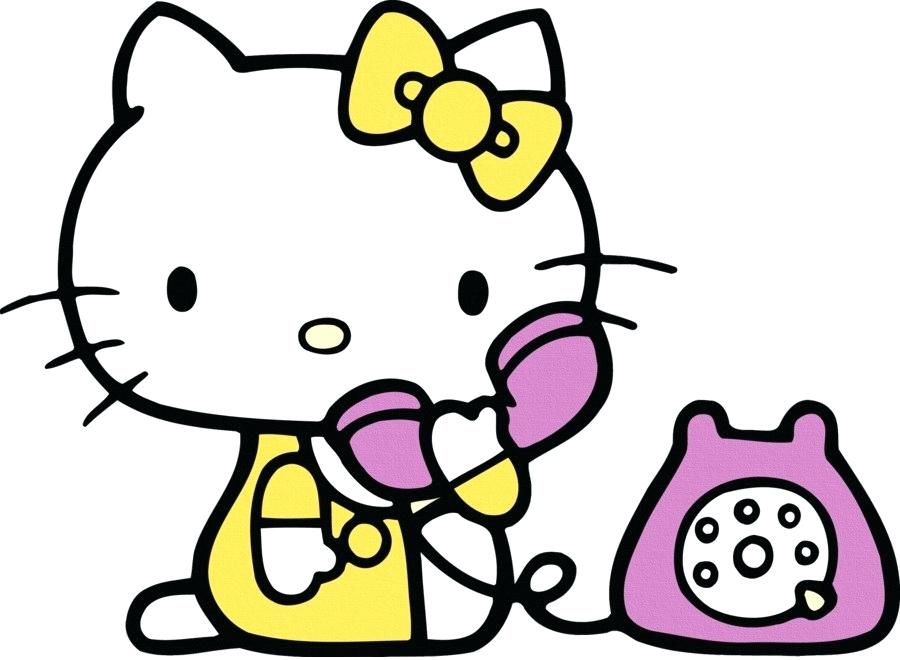 900x660 Hello Kitty Drawing For Kids