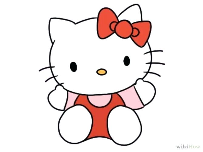 Hello Kitty Face Drawing | Free download on ClipArtMag