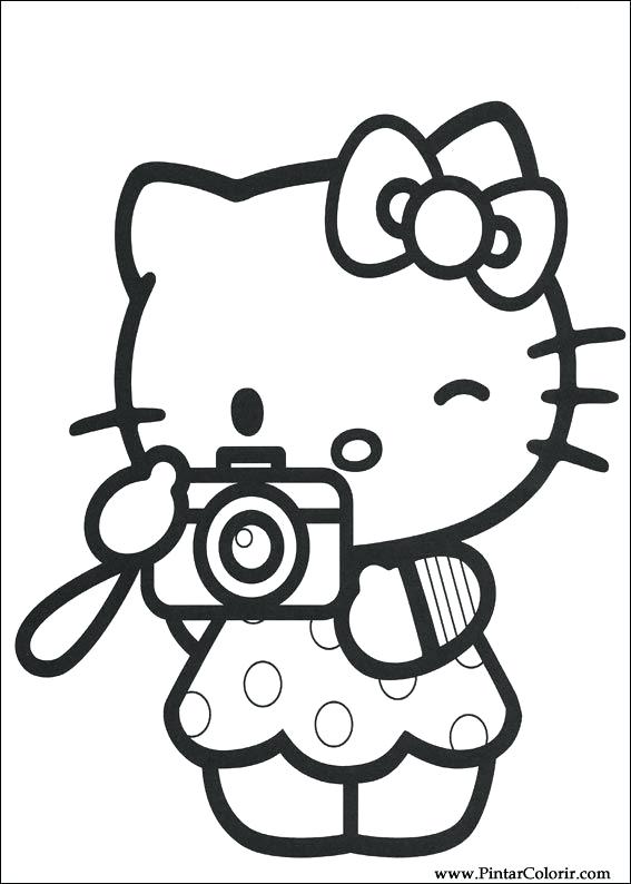 567x794 Kitty Drawing Hello Kitty Drawing Easy Step