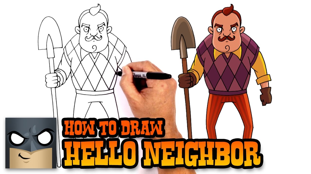 1280x720 How To Draw Hello Neighbor Drawing Lesson