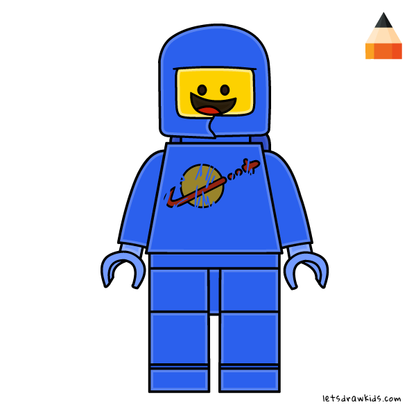 600x600 How To Draw Lego Minifigure With Easy Step