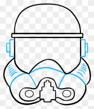 320x370 How To Draw Stormtrooper Helmet