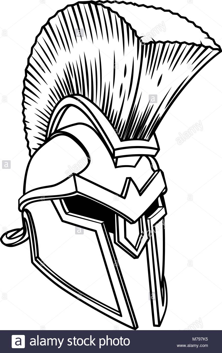875x1390 Huge Collection Of 'greek Helmet Drawing' Download More Than