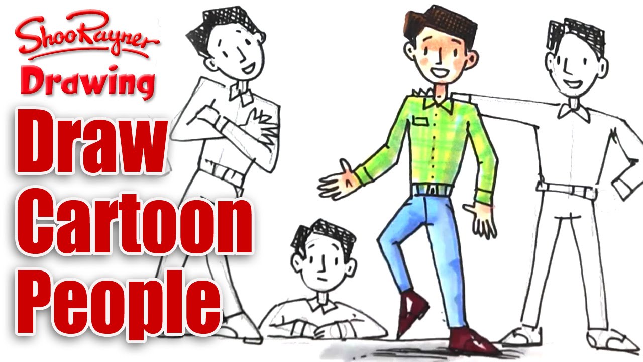 1280x720 How To Draw Cartoon People Part