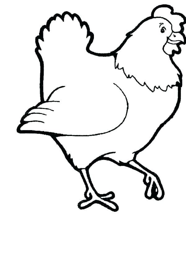 Hen Drawing For Kid | Free download on ClipArtMag